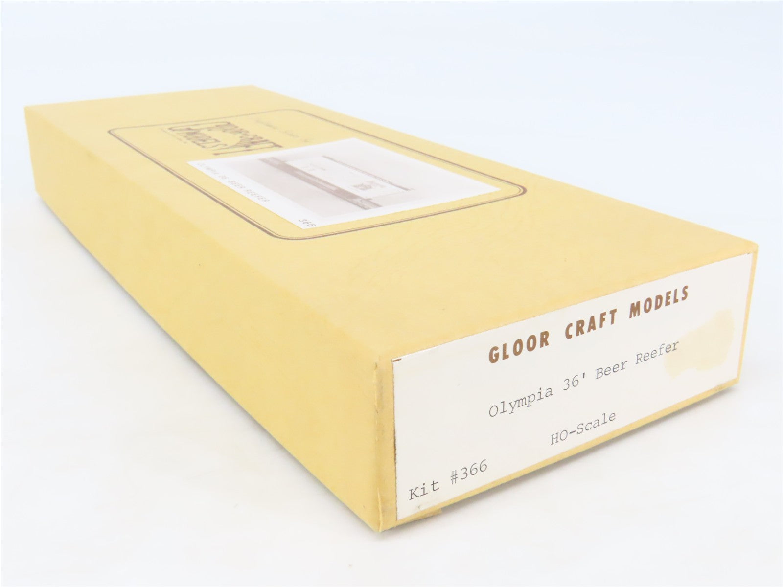 HO Scale Gloor Craft Models Kit 366 NADX Olympia Beer 36' Reefer #5109