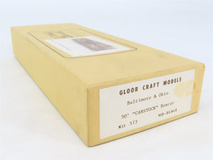 HO Scale Gloor Craft Models Kit 373 B&O Baltimore & Ohio 50' CANSTOCK Box Car