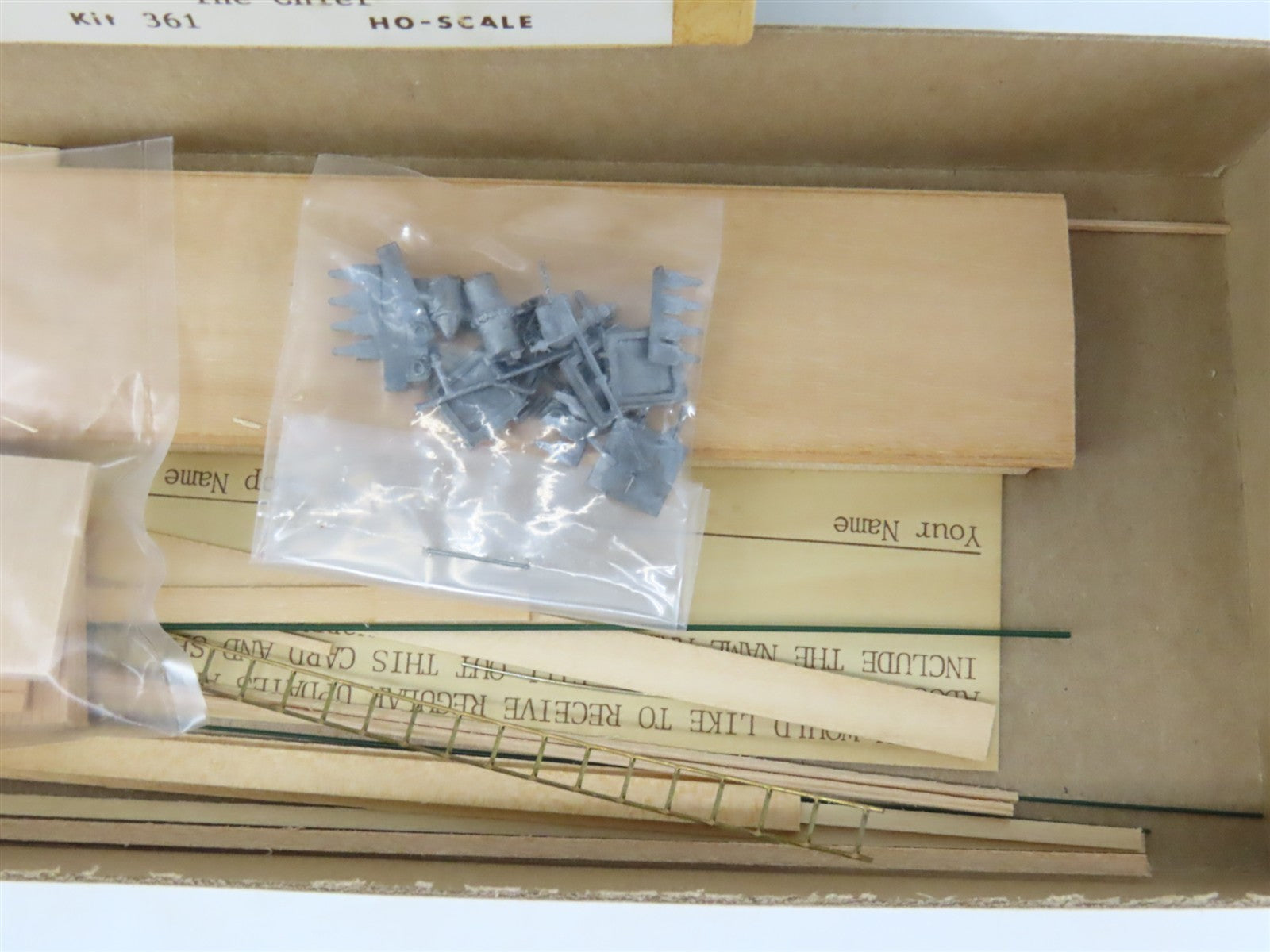 HO Scale Gloor Craft Models Kit 361 SFRD Santa Fe 