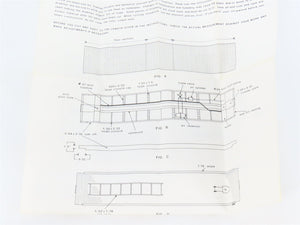 HO Gloor Craft Models Kit 356 Unpainted 50' Converted Flat Car w/ 45' Trailer