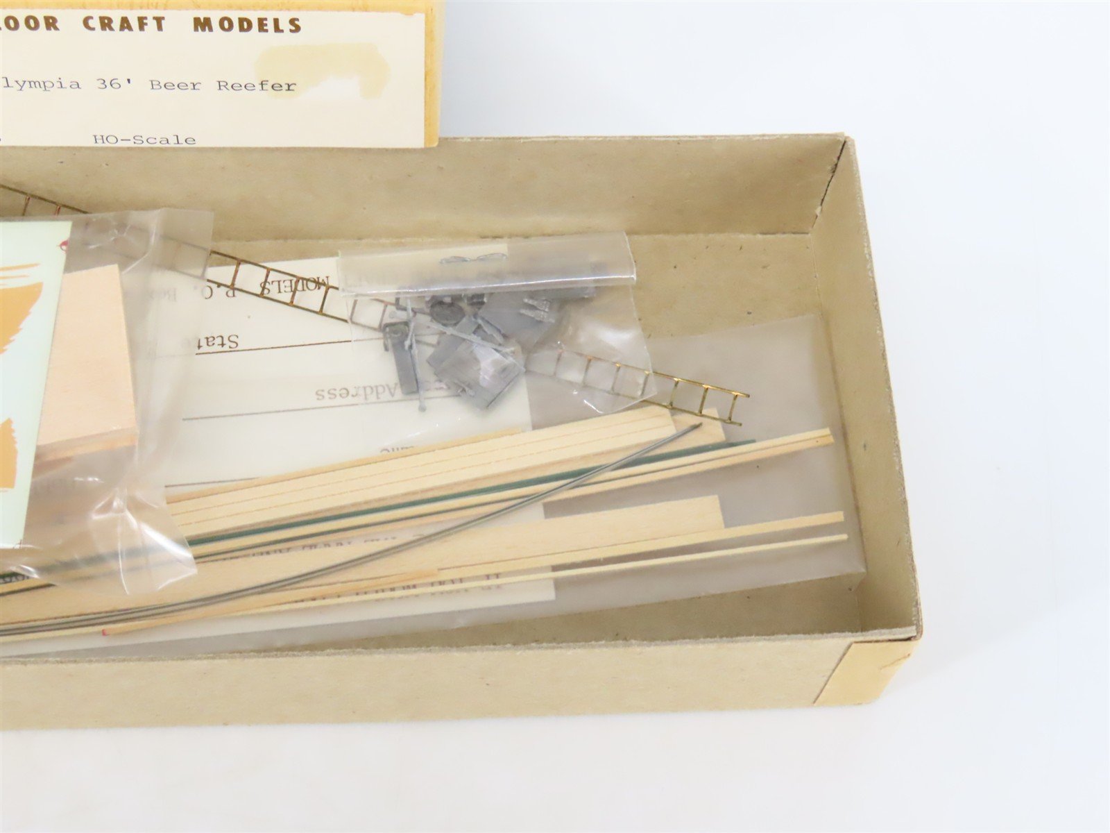 HO Scale Gloor Craft Models Kit 366 NADX Olympia Beer 36' Reefer #5109