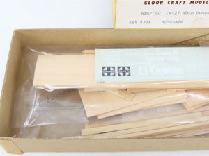 HO Gloor Craft Models Kit 391 ATSF Santa Fe 50' Double Door Auto Box Car #8700