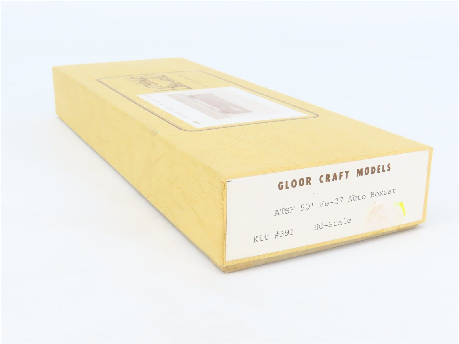 HO Gloor Craft Models Kit 391 ATSF Santa Fe 50' Double Door Auto Box Car #8700