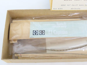HO Gloor Craft Models Kit 391 ATSF Santa Fe 50' Double Door Auto Box Car #8700