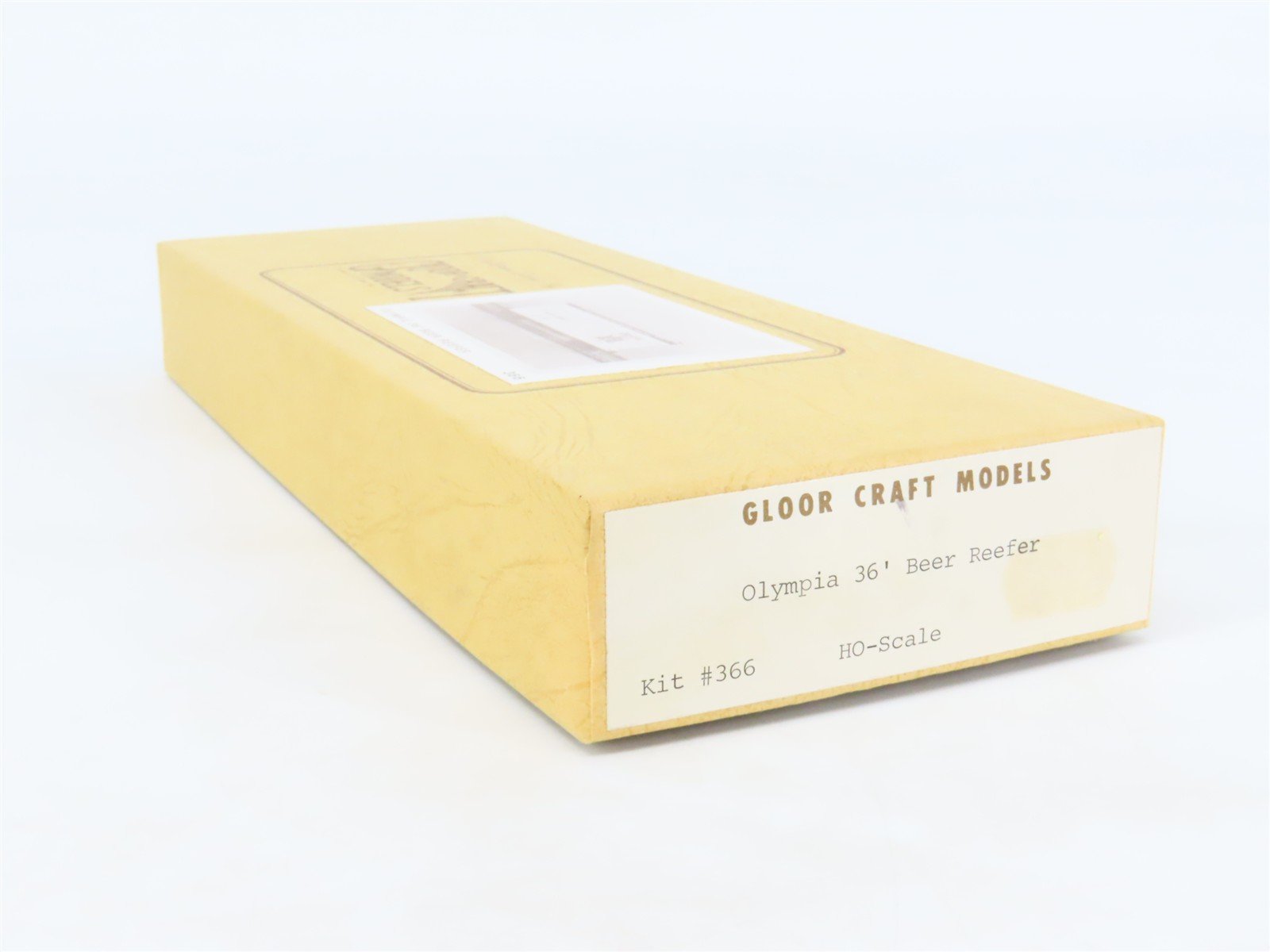 HO Scale Gloor Craft Models Kit 366 NADX Olympia 36' Beer Reefer #5109