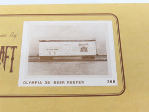 HO Scale Gloor Craft Models Kit 366 NADX Olympia 36' Beer Reefer #5109