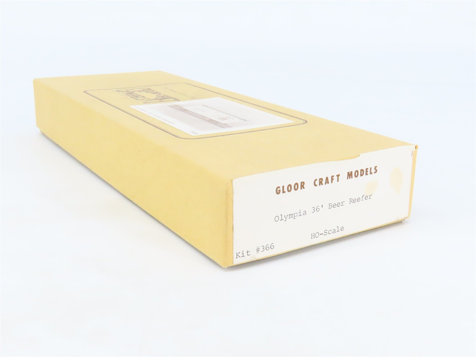 HO Scale Gloor Craft Models Kit 366 NADX Olympia 36' Beer Reefer #5109