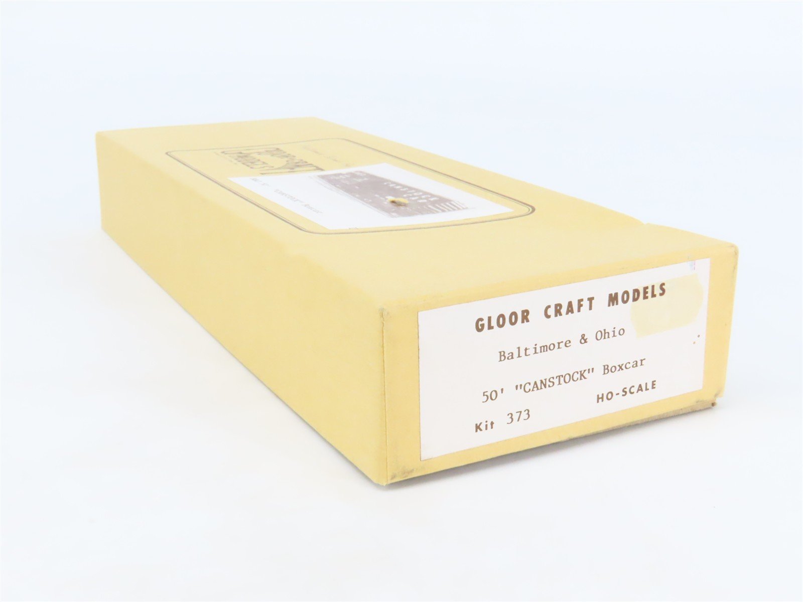 HO Scale Gloor Craft Models Kit 373 B&O Baltimore & Ohio 50' CANSTOCK Box Car