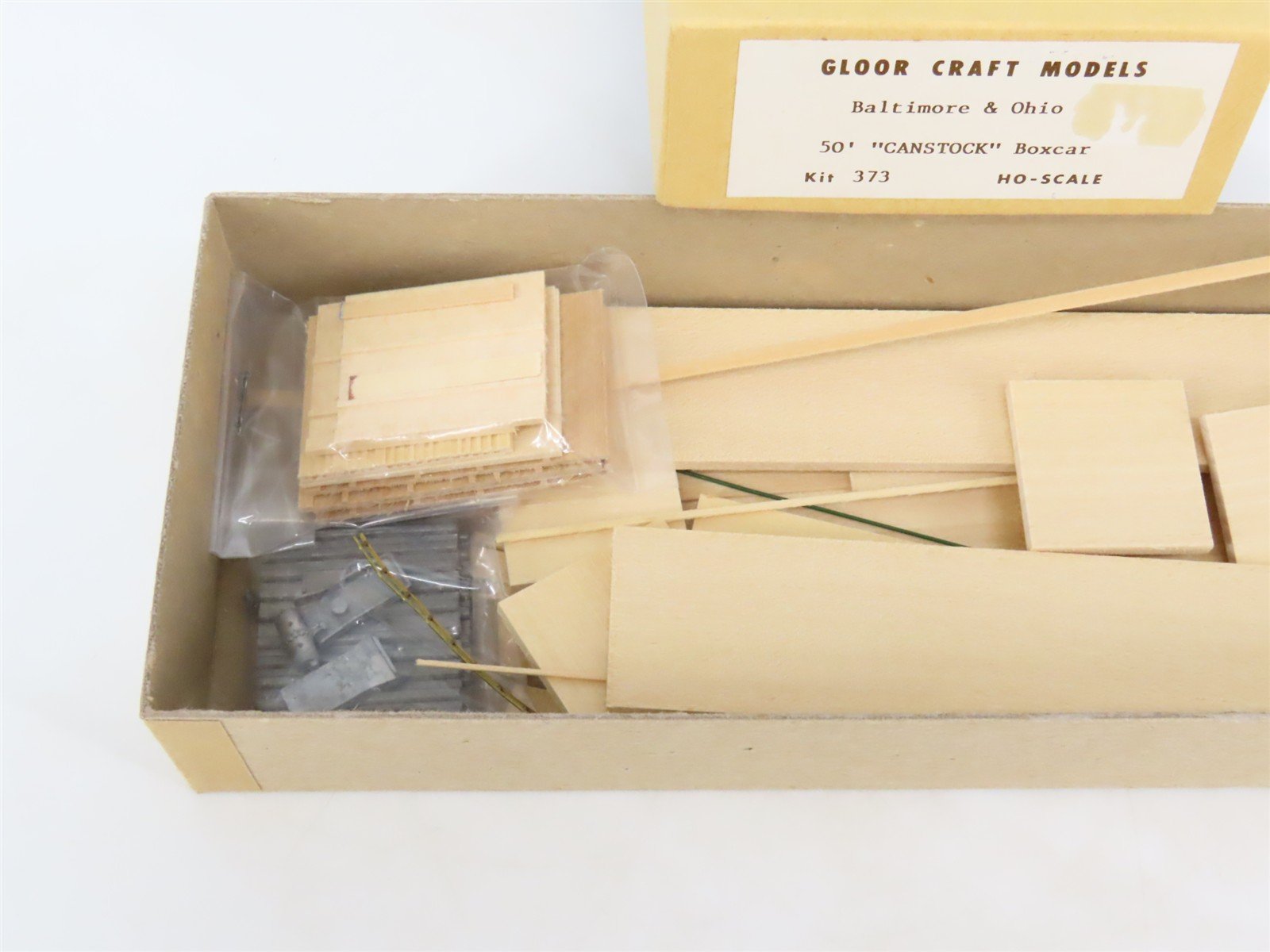 HO Scale Gloor Craft Models Kit 373 B&O Baltimore & Ohio 50' CANSTOCK Box Car