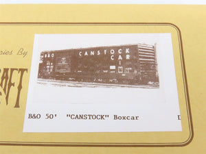 HO Scale Gloor Craft Models Kit 373 B&O Baltimore & Ohio 50' CANSTOCK Box Car