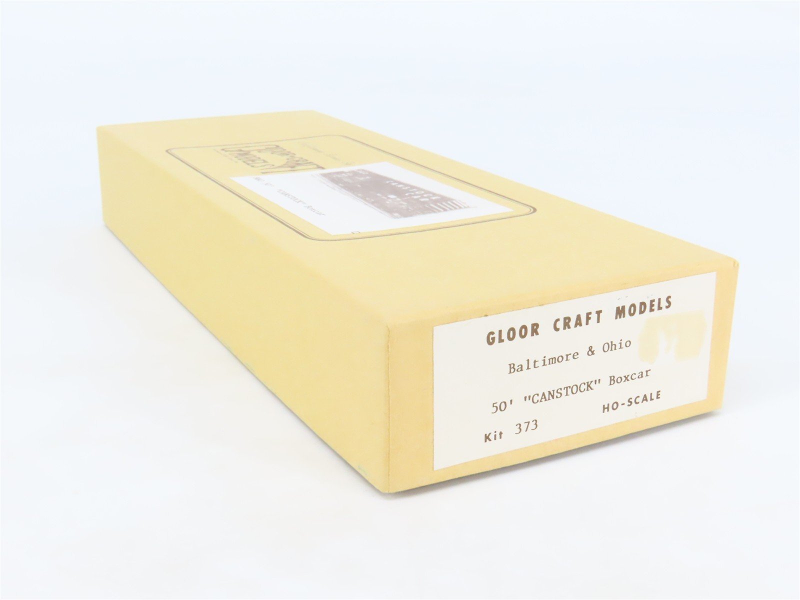 HO Scale Gloor Craft Models Kit 373 B&O Baltimore & Ohio 50' CANSTOCK Box Car