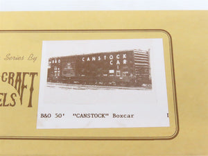 HO Scale Gloor Craft Models Kit 373 B&O Baltimore & Ohio 50' CANSTOCK Box Car