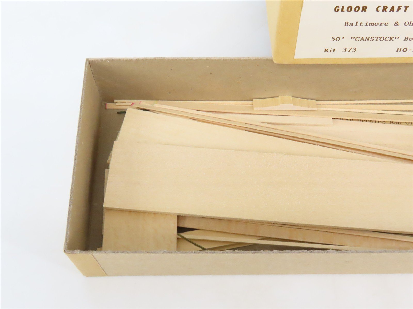 HO Scale Gloor Craft Models Kit 373 B&O Baltimore & Ohio 50' CANSTOCK Box Car