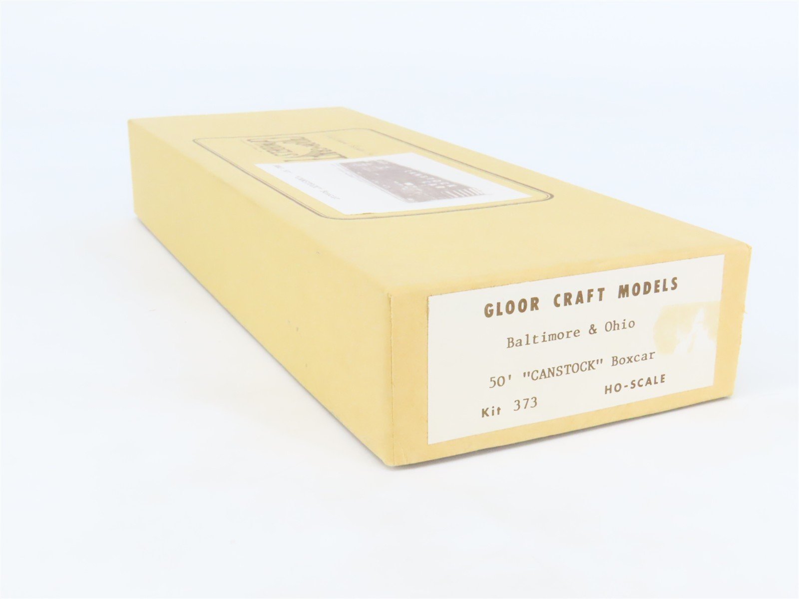 HO Scale Gloor Craft Models Kit 373 B&O Baltimore & Ohio 50' CANSTOCK Box Car