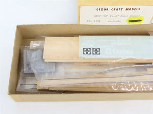 HO Gloor Craft Models Kit 391 ATSF Santa Fe 50' Double Door Auto Box Car #8700
