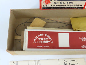 HO Scale REDBALL Kit No. 106 LSLRR Overland Despatch Fast Freight Box Car #73591