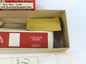HO Scale REDBALL Kit No. 106 LSLRR Overland Despatch Fast Freight Box Car #73591