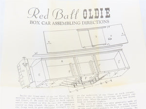 HO Scale REDBALL Kit No. 106 LSLRR Overland Despatch Fast Freight Box Car #73591