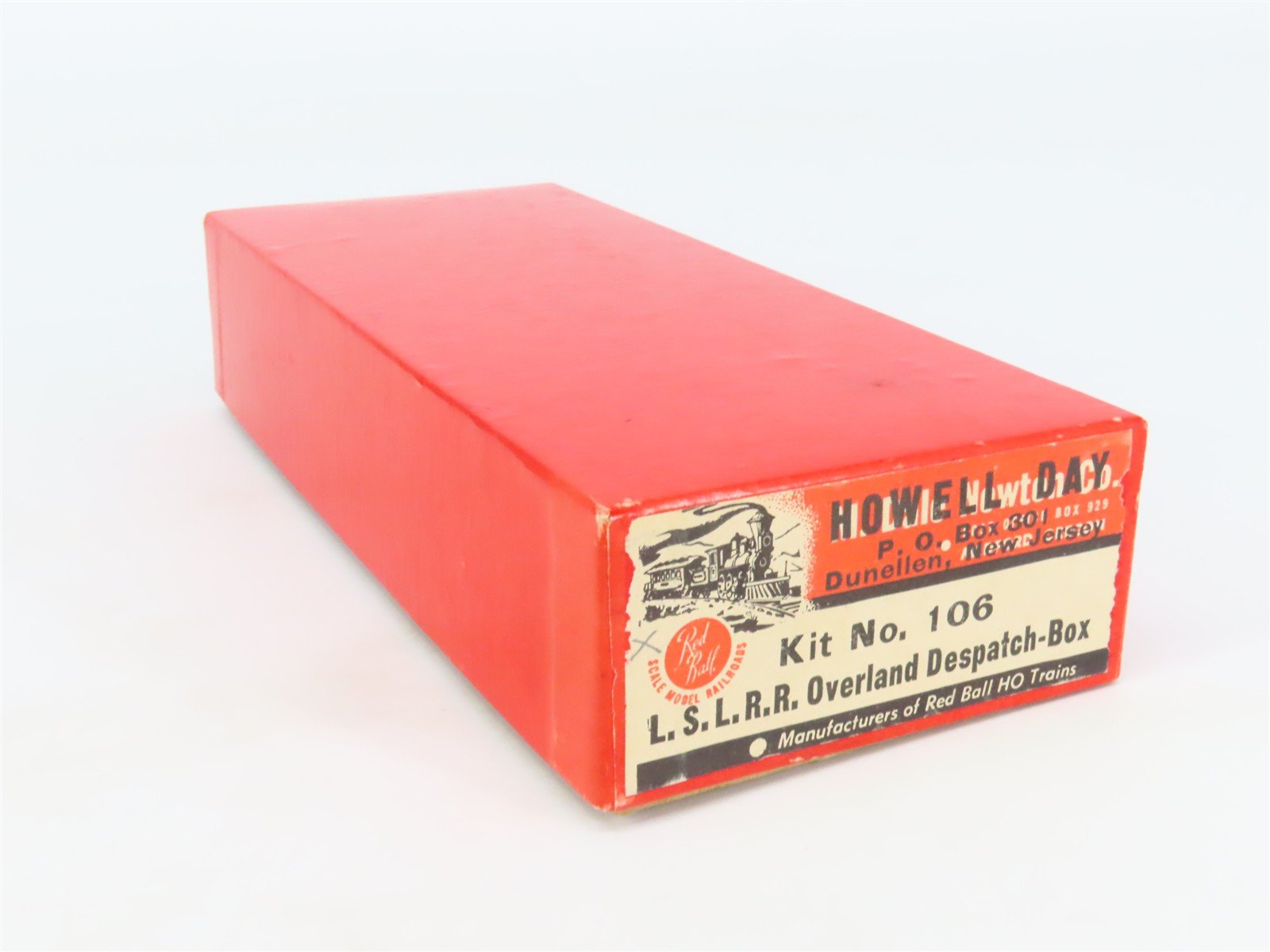 HO Scale REDBALL Kit No. 106 LSLRR Overland Despatch Fast Freight Box Car #73591