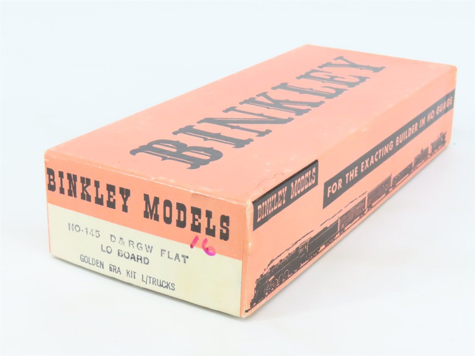 HO Scale Binkley Models Kit 145 D&RGW Rio Grande Railroad Flat Car #2390