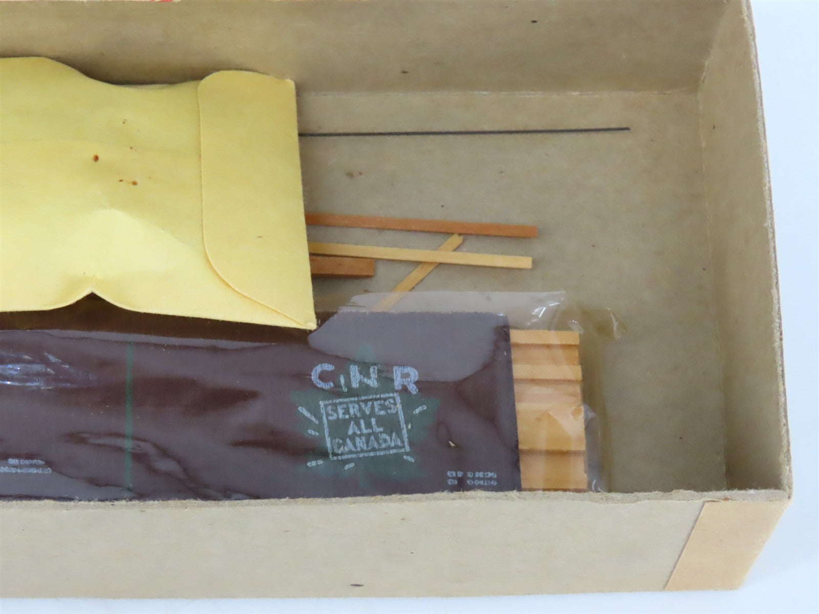 HO Scale Binkley Models Kit 110 CN Canadian National Wood Box Car #480726