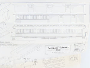 HO Scale Ambroid Craftsman Kit #K-6 Undecorated Combine Passenger Car