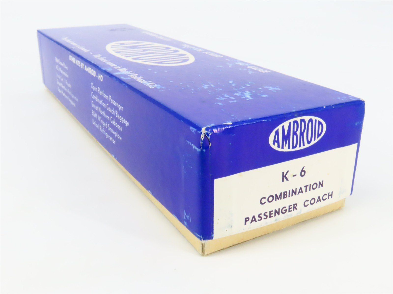 HO Scale Ambroid Craftsman Kit #K-6 Undecorated Combine Passenger Car