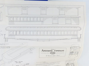 HO Scale Ambroid Craftsman Kit K-7 Undecorated Open Clerestory Baggage Passenger