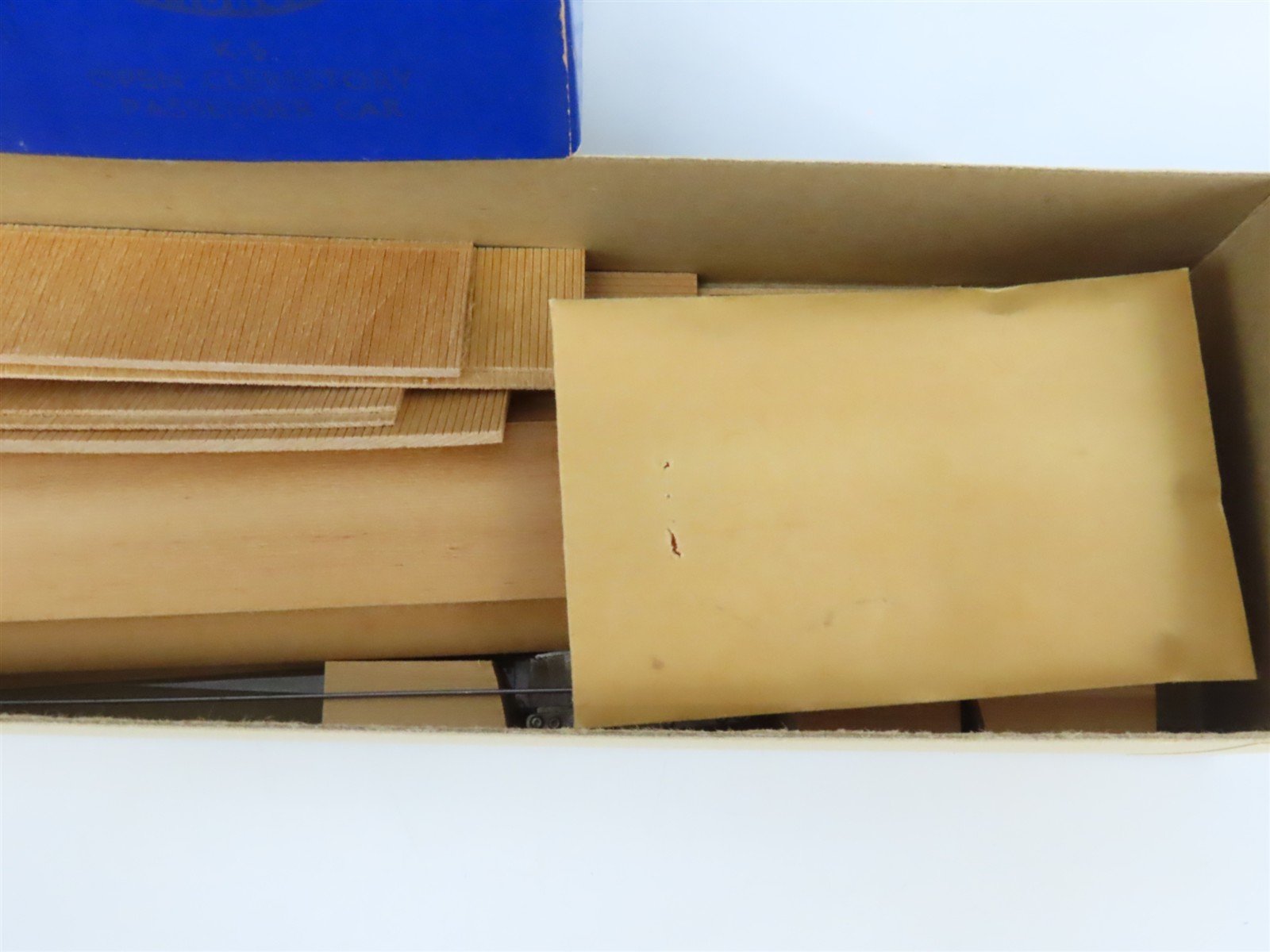 HO Scale Ambroid Craftsman Kit #K-5 Undecorated Open Clerestory Passenger Car