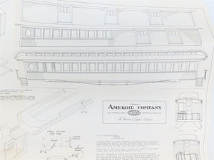 HO Scale Ambroid Craftsman Kit #K-5 Undecorated Open Clerestory Passenger Car