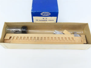 HO Scale Ambroid Craftsman Kit #K-5 Undecorated Coach Passenger Car
