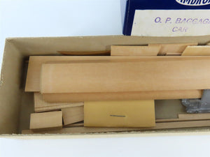 HO Scale Ambroid Craftsman Kit Undecorated Open Platform Baggage Passenger Car