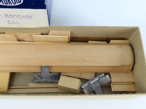 HO Scale Ambroid Craftsman Kit Undecorated Open Platform Baggage Passenger Car