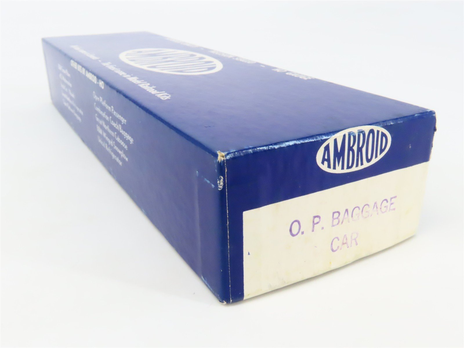 HO Scale Ambroid Craftsman Kit Undecorated Open Platform Baggage Passenger Car