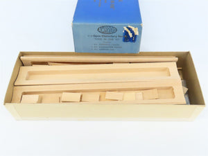 HO Ambroid Craftsman Kit #K-S Undecorated Open Clerestory Passenger 3-Car Set