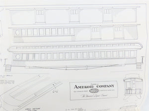 HO Ambroid Craftsman Kit #K-S Undecorated Open Clerestory Passenger 3-Car Set