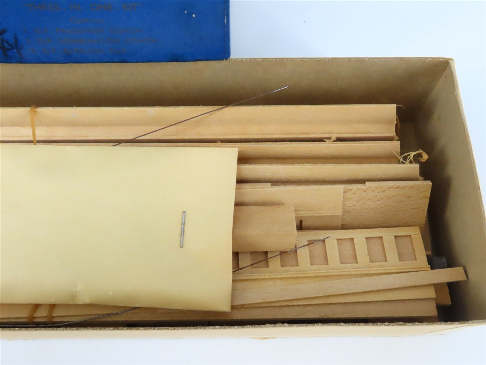 HO Ambroid Craftsman Kit #K-S Undecorated Open Clerestory Passenger 3-Car Set