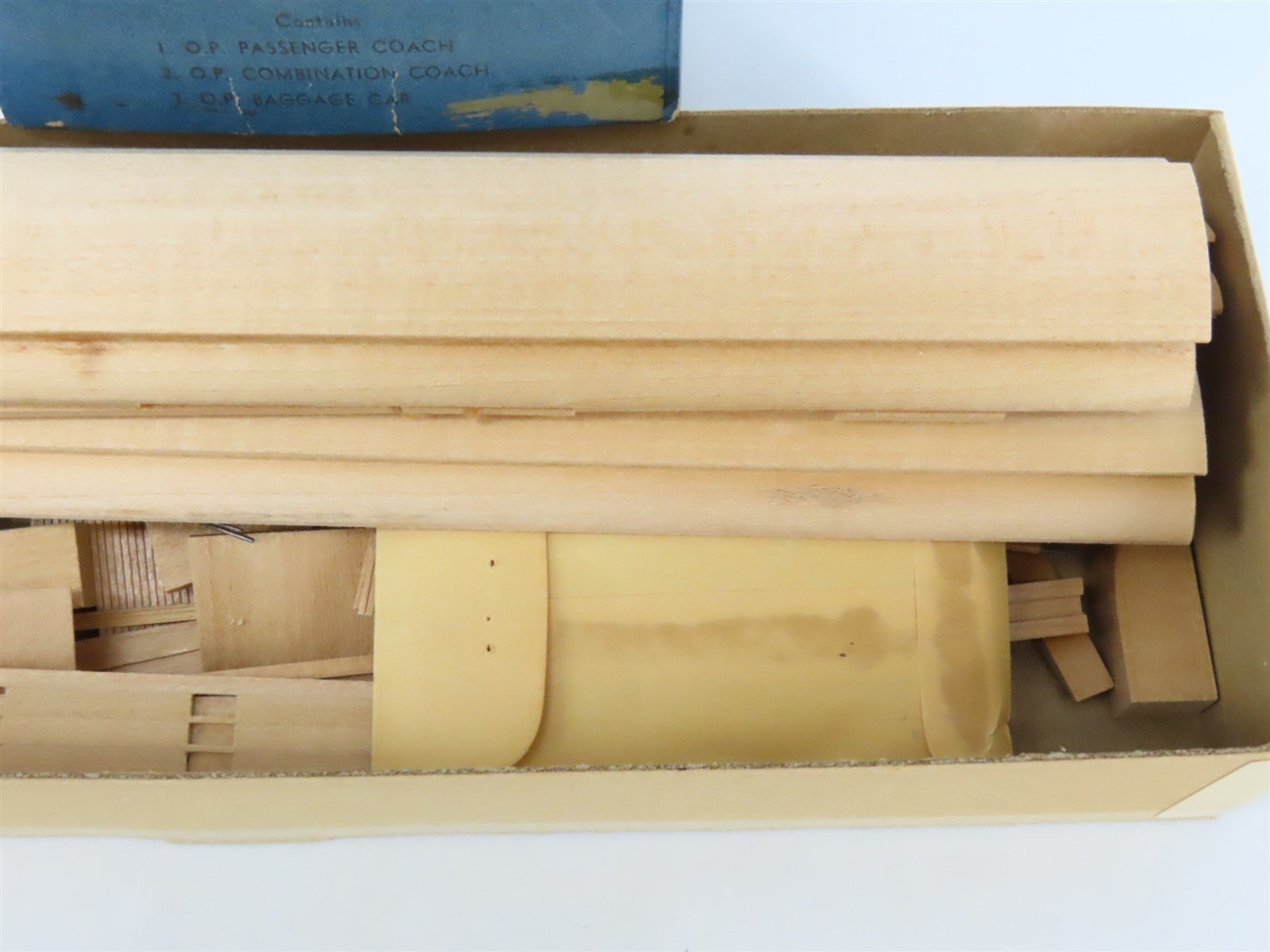 HO Ambroid Craftsman Kit #K-S Undecorated Open Clerestory Passenger 3-Car Set