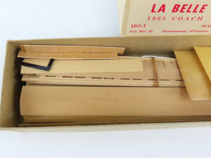 HO Scale LaBelle Craftsman Kit #HO-1 Undecorated 1905 Coach Passenger Car