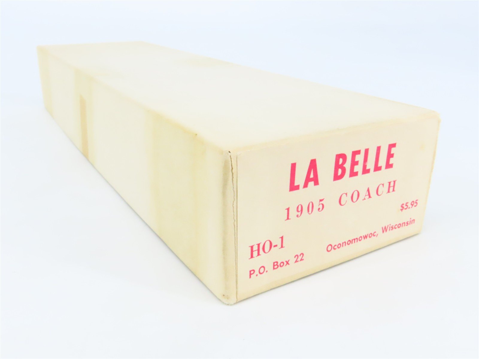 HO Scale LaBelle Craftsman Kit #HO-1 Undecorated 1905 Coach Passenger Car