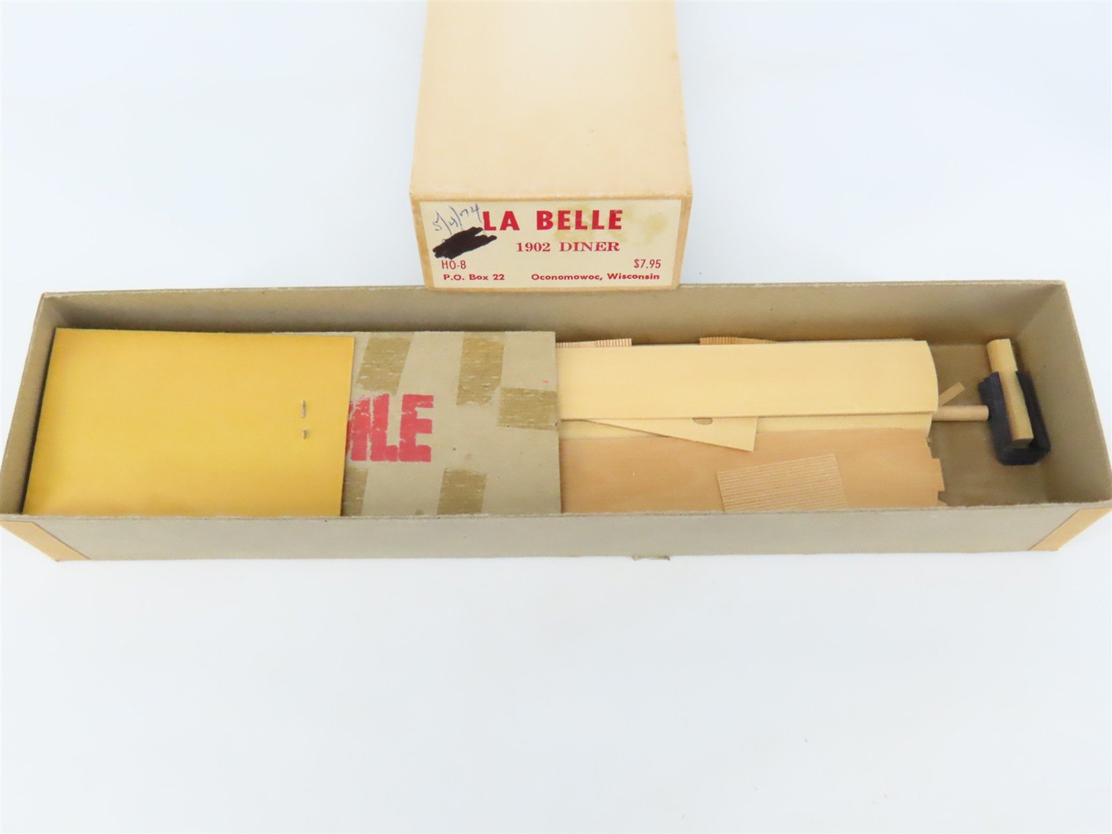 HO Scale LaBelle Craftsman Kit #HO-8 Undecorated 1902 Diner Passenger Car
