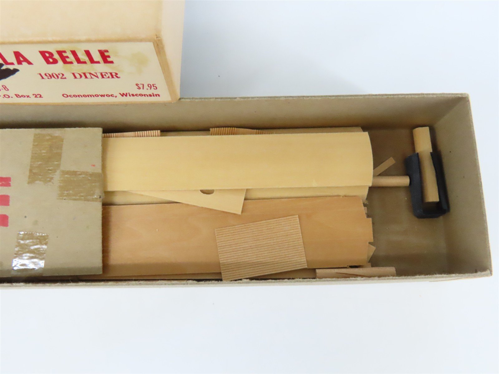 HO Scale LaBelle Craftsman Kit #HO-8 Undecorated 1902 Diner Passenger Car