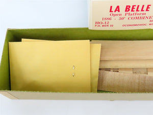 HO LaBelle Craftsman Kit #HO-12 Undecorated 1886 Open Platform Combine Passenger