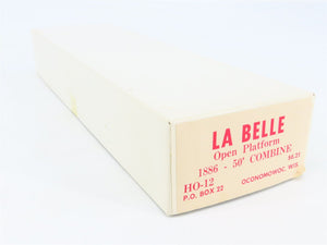 HO LaBelle Craftsman Kit #HO-12 Undecorated 1886 Open Platform Combine Passenger