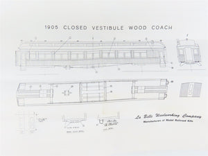HO LaBelle Craftsman Kit #HO-1 Undecorated 1905 Closed Vestibule Coach Passenger