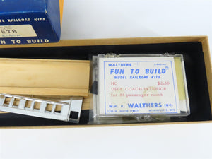HO Scale Walthers Kit #7876 Undecorated 60' Coach Passenger Car