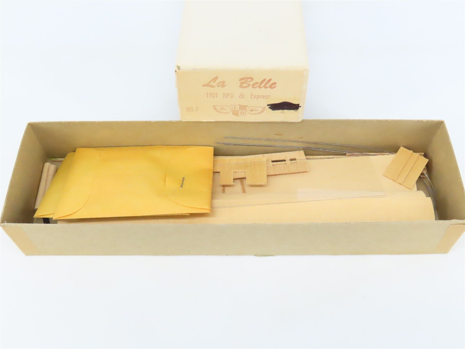 HO Scale LaBelle Craftsman Kit #HO-7 Undecorated 1901 RPO/Express Passenger Car