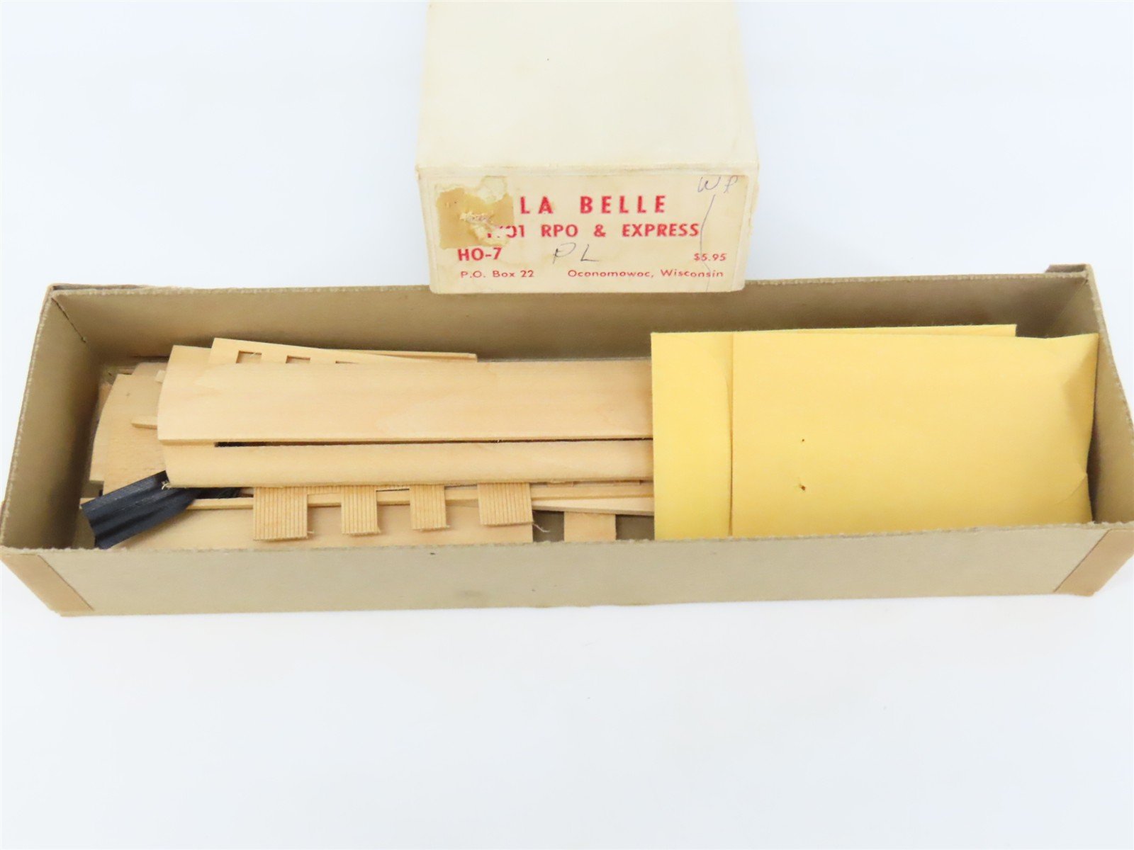 HO Scale LaBelle Craftsman Kit #HO-7 Undecorated 1901 RPO/Express Passenger Car