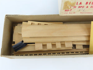 HO Scale LaBelle Craftsman Kit #HO-7 Undecorated 1901 RPO/Express Passenger Car