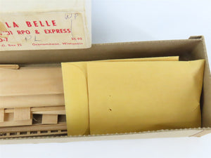 HO Scale LaBelle Craftsman Kit #HO-7 Undecorated 1901 RPO/Express Passenger Car